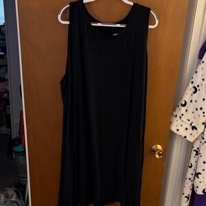 Ava & Viv Black Knee Length Dress 3x
